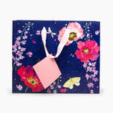 Midnight Flora Medium Gift Bag