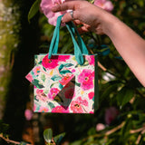 Aqua Camellia Small Gift Bag