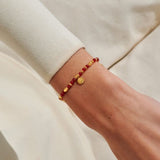 Affirmation Card 'Happiness' Bracelet