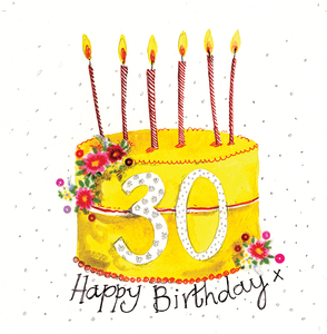 Happy 30th Birthday - Cake