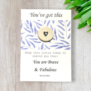 You've Got This, Ceramic Wish Token & Card