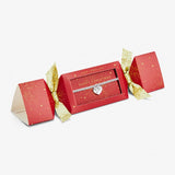 Kids' Christmas Cracker 'Happy Christmas' Bracelet In Silver Plating