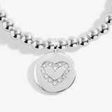 Kids' Christmas A Little 'Happy Christmas Wonderful Daughter' Bracelet In Silver Plating