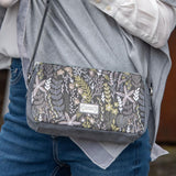 Grey Autumn Jacquard Serena Bag