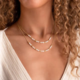 Riviera Rice Pearl Layer Necklace