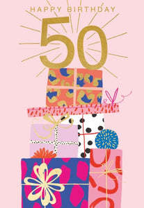 Happy 50th Birthday, Card