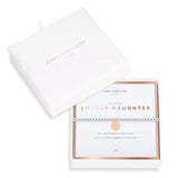 Beautifully Boxed A Little 'Lovely Daughter' Bracelet