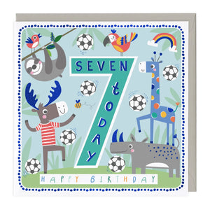 7 Today Football Friends Birthday Card