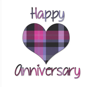 Happy Anniversary, Heather Tartan