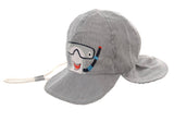 Scuba Shark Sun Hat, 1-3 Years