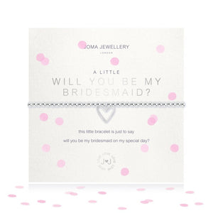 A Little 'Will You Be My Bridesmaid' Bracelet