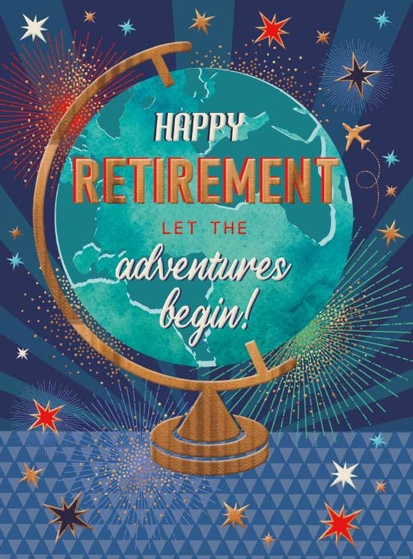 Retirement, Let The Adventure Begin - Globe