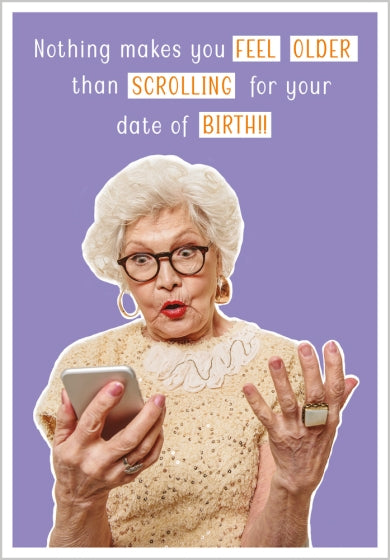 Scrolling For Date Of Birth