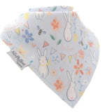 Bandana Dribble Bib - Rabbit & Bees By Katie Phythian