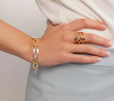 Geo T-Bar Contemporary Bracelet