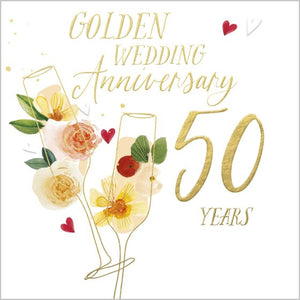 Golden Wedding Anniversary, 50 Years