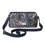 Navy Autumn Jacquard Serena Bag