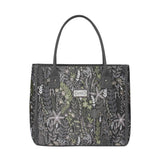 Grey Autumn Jacquard Tote Bag