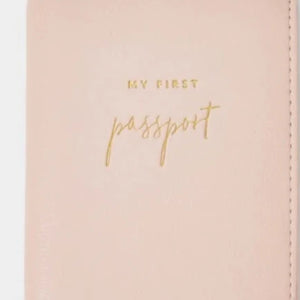 Children's My First Passport Holder Pink