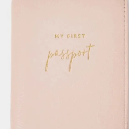 Children's My First Passport Holder Pink