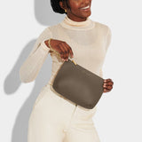 Astrid Chain Clutch, Mink