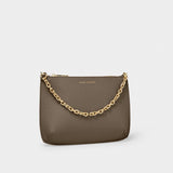 Astrid Chain Clutch, Mink