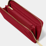 Hana Purse Garnet Red