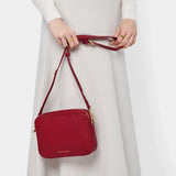 Hana Crossbody Bag Garnet Red