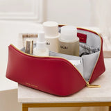Medium Makeup & Wash Bag Garnet Red