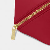 Medium Makeup & Wash Bag Garnet Red
