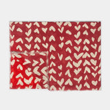Abstract Heart Printed Scarf
