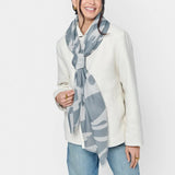 Abstract Zebra Printed Scarf