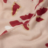 Scattered Petals Printed Foil Scarf