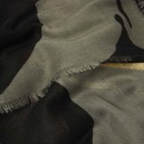 Geometric Arch Printed Foil Scarf