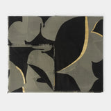 Geometric Arch Printed Foil Scarf