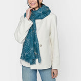 Starburst Printed Foil Scarf