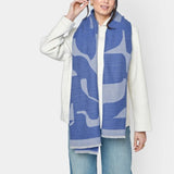 Abstract Shapes Printed Blanket Scarf