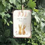 Keepsake Card - You Mean The World To Me