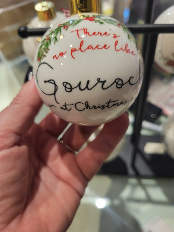 Gourock Red No Place Bauble