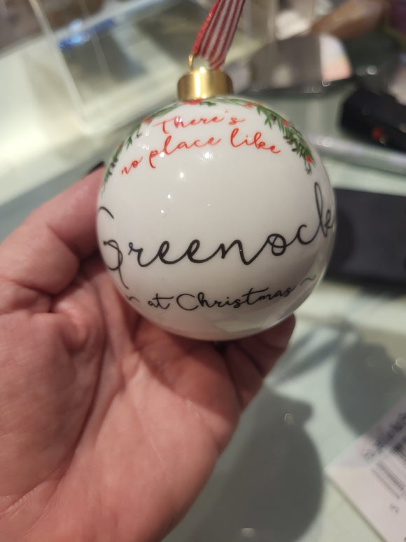 Greenock Red No Place Bauble