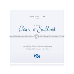 A Wee Flower Of Scotland Bracelet