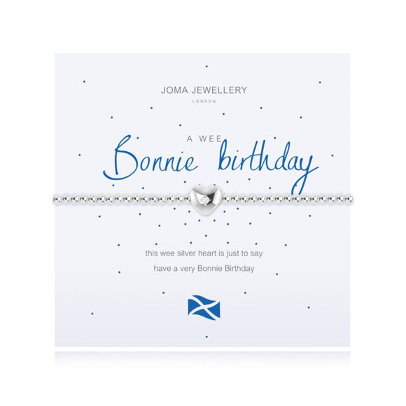 A Wee Bonnie Birthday Bracelet