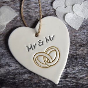 Ceramic Heart, Mr & Mr Rings