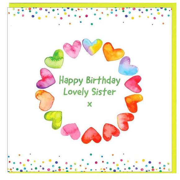 Card Happy Birthday Lovely Sister