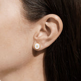 Perla Mother Of Pearl Star Stud Earrings