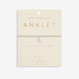 Silver Moon Anklet