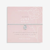 Birthflower A Little June Rose Bracelet