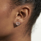 Florence Heart Earring Trio Set of 3