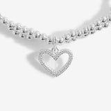 Lila Heart Layered Bracelet