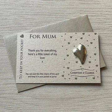 For Mum, Carded Pocket Charm
